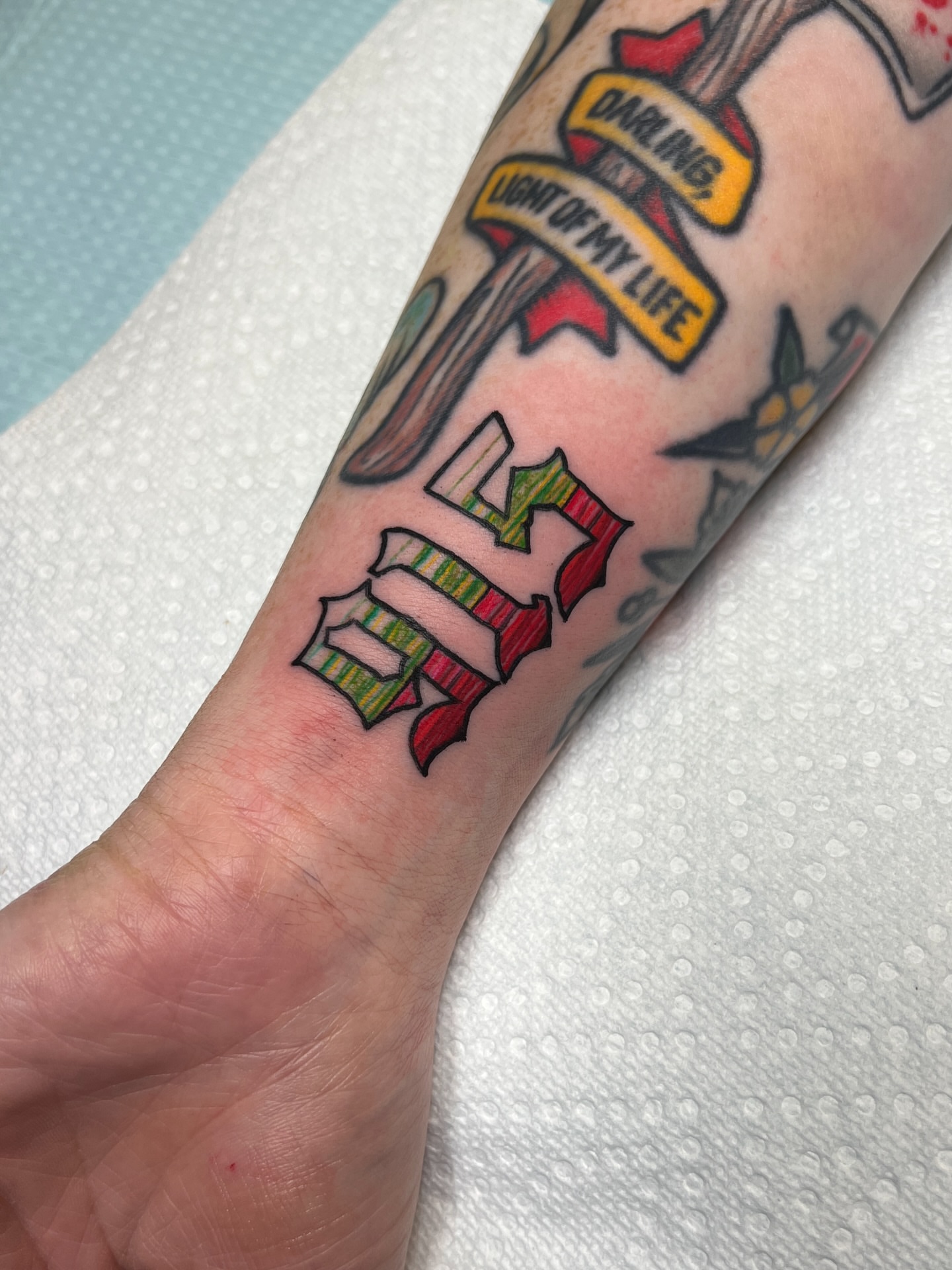 Tattoo by @lucky.u.tattoo โ american_traditional