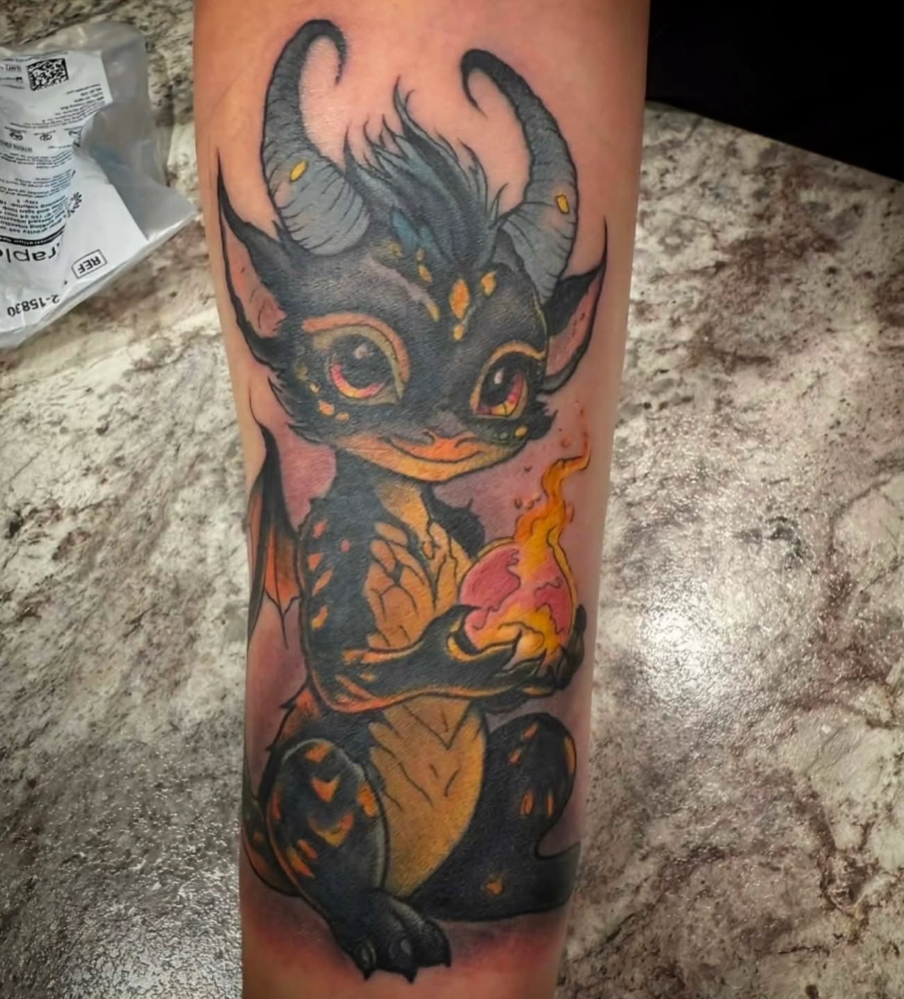 Tattoo by @killer_cait — new_school, realism