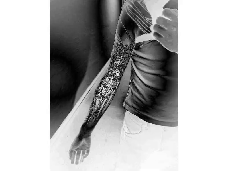 Ornamental floral tattoo on arm realism tattoo on the leg by Branded ꪉꪗ Brandon ∴ b.liew ∴ Tattoo ∴ NYC
