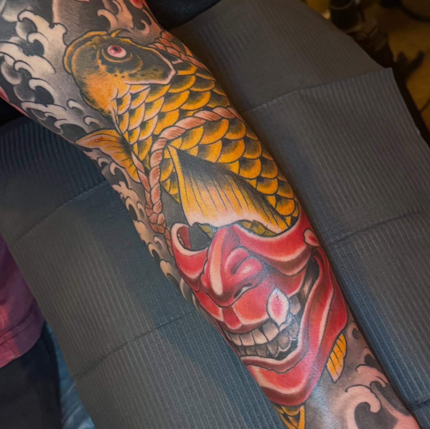 Tattoo by @dominicholmes_art — japanese_irezumi