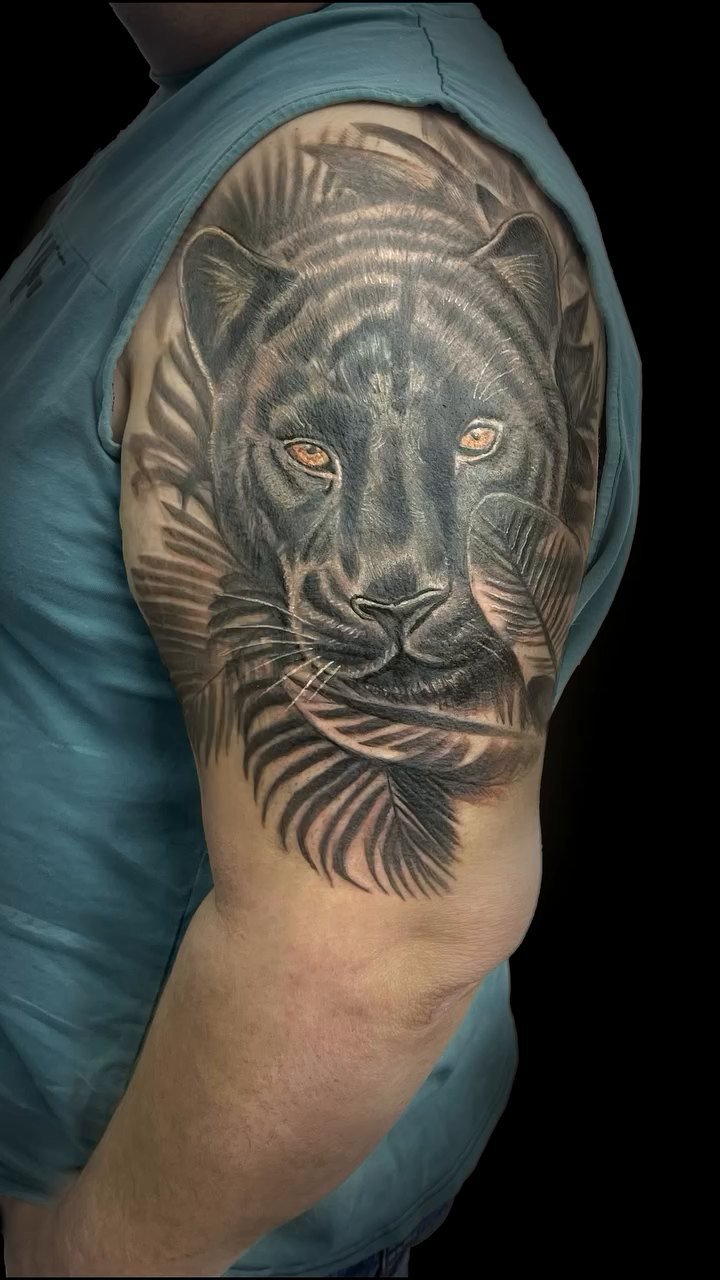 Tattoo by @jambootstattoos — realism, black_and_grey