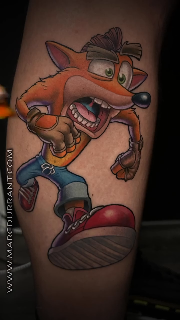 Tattoo by @marcdurrant — anime