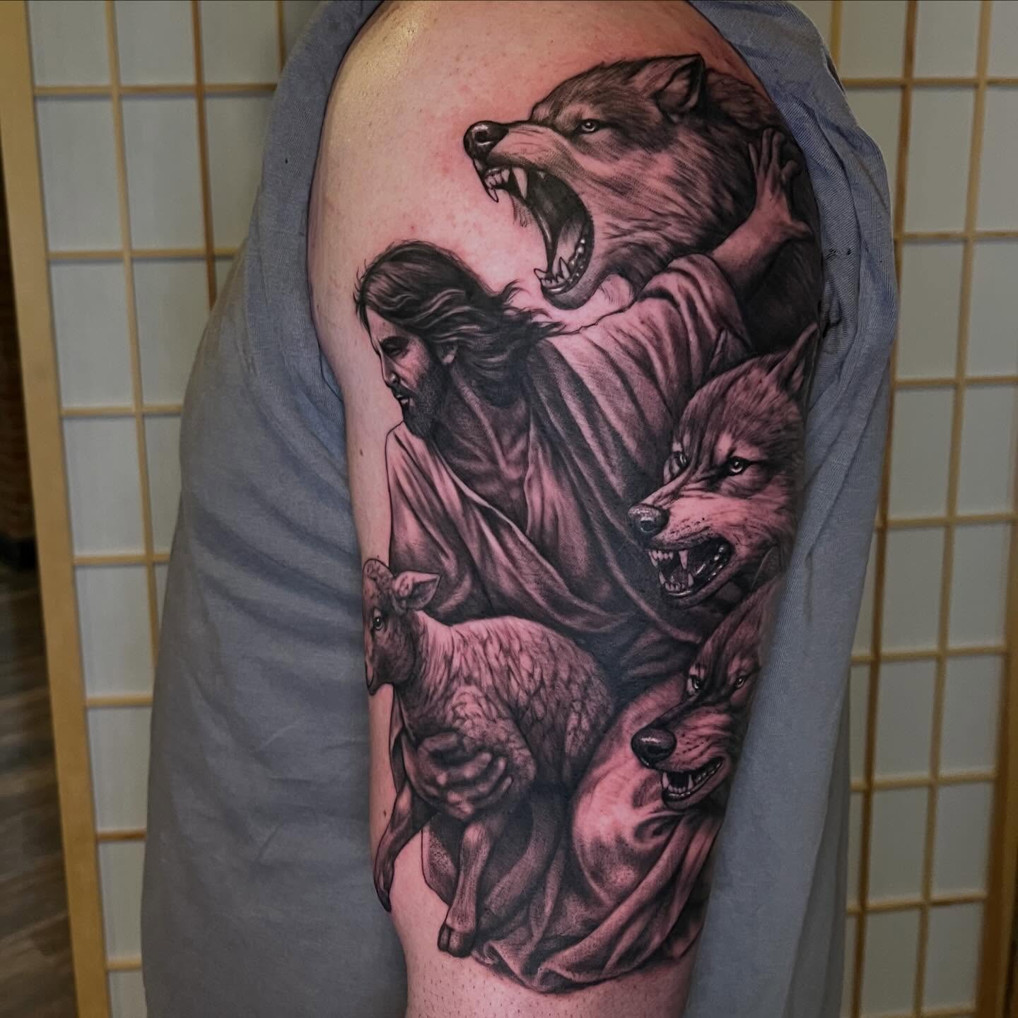 Tattoo by @adamhabecker — realism, black_and_grey