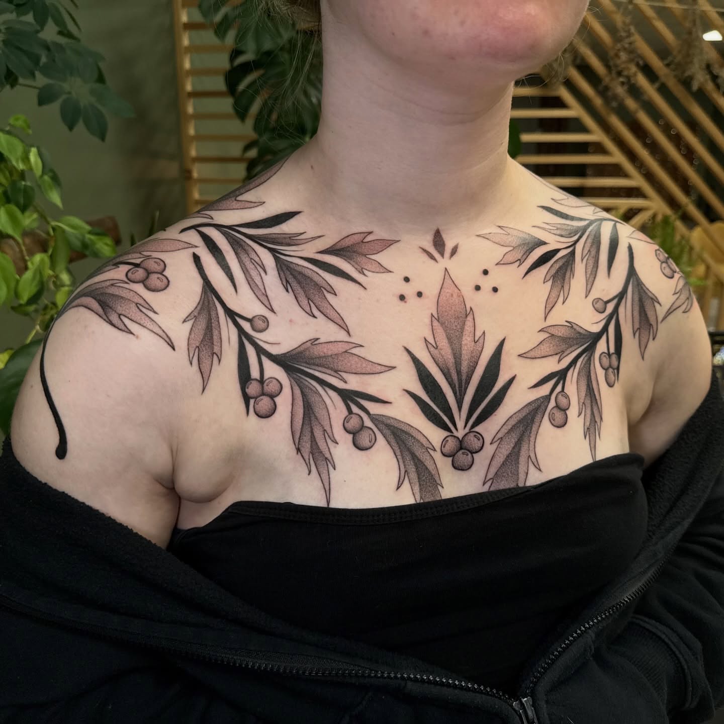 Tattoo by @copaceticink — dotwork, black_and_grey