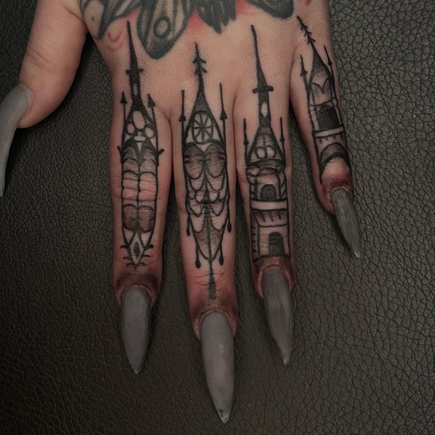 Tattoo by @needlecakeinc — black_and_grey
