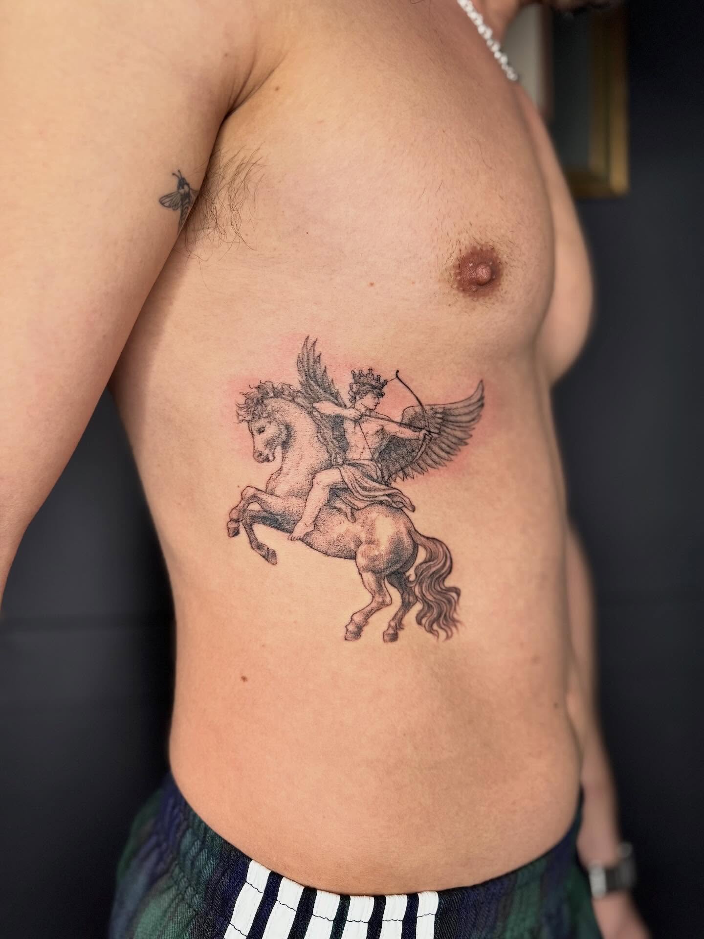 Tattoo by @mbauertattoo — black_and_grey