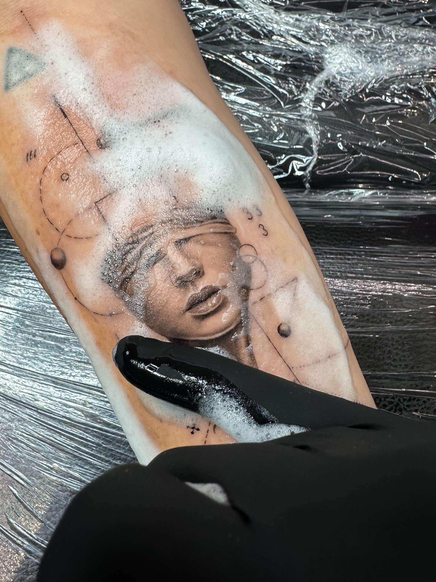 Tattoo by @dannyptattoos — realism, black_and_grey