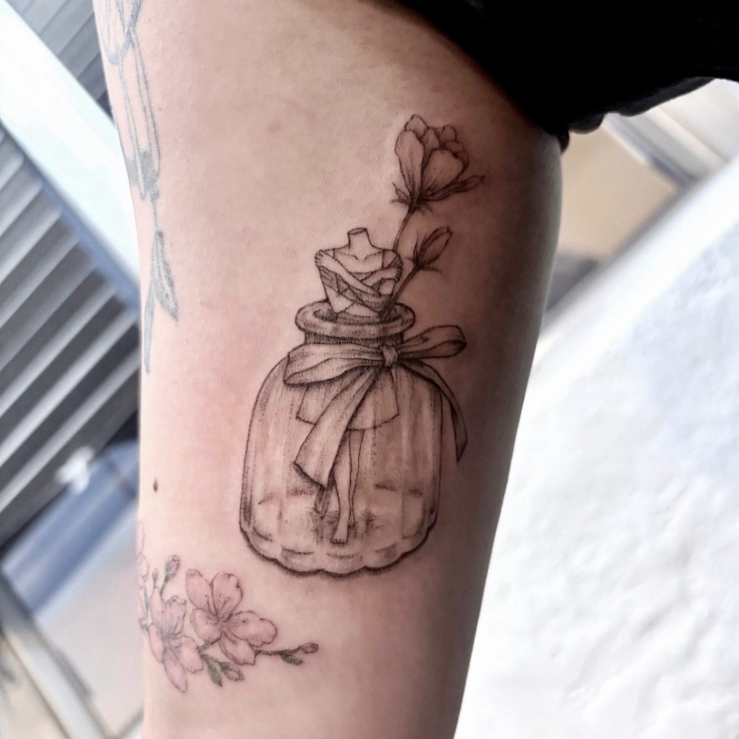 Tattoo by @tattoochili — black_and_grey