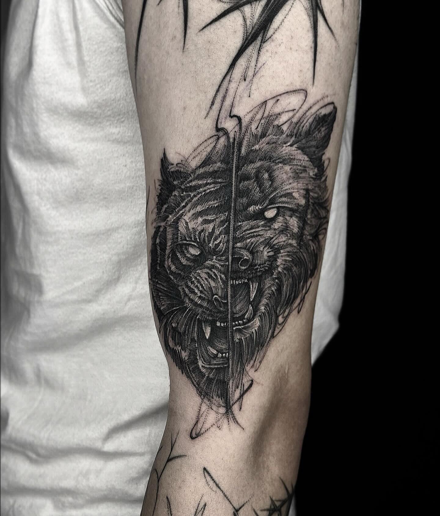 Tattoo by @tamilia_howall — black_and_grey, realism