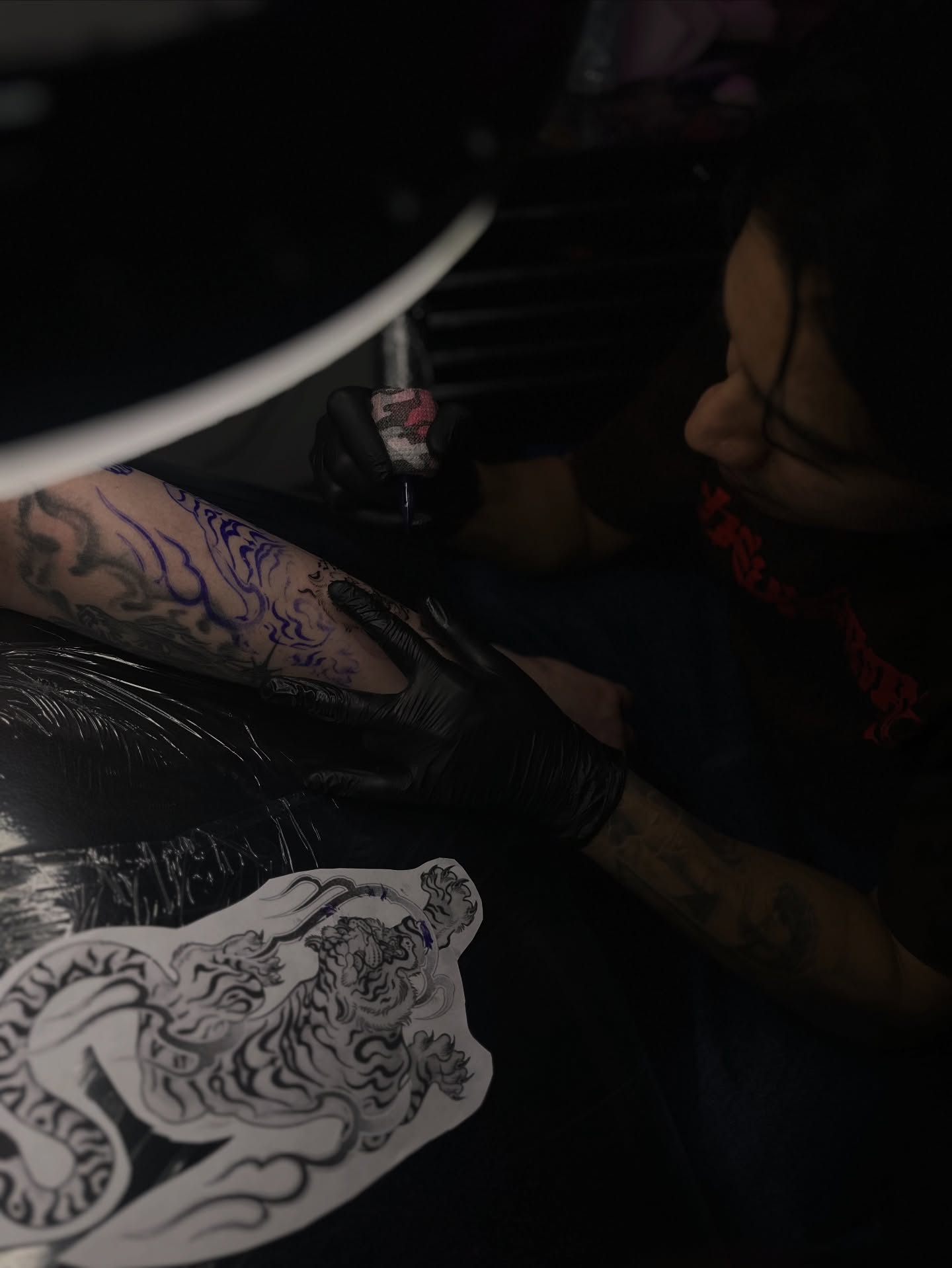 Tattoo by @mklvayne.tattoos — black_and_grey