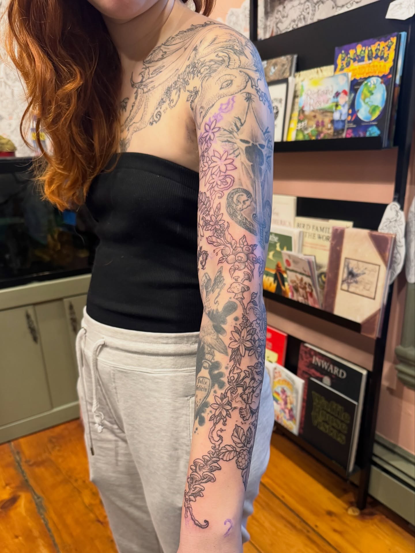 Tattoo by @rebekatattoos — new_school, ornamental