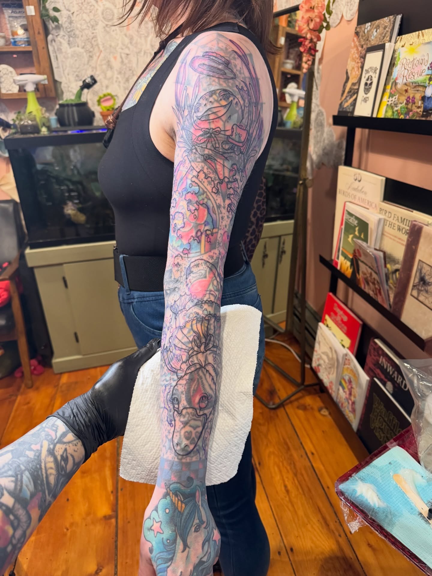 Tattoo by @rebekatattoos — surrealism