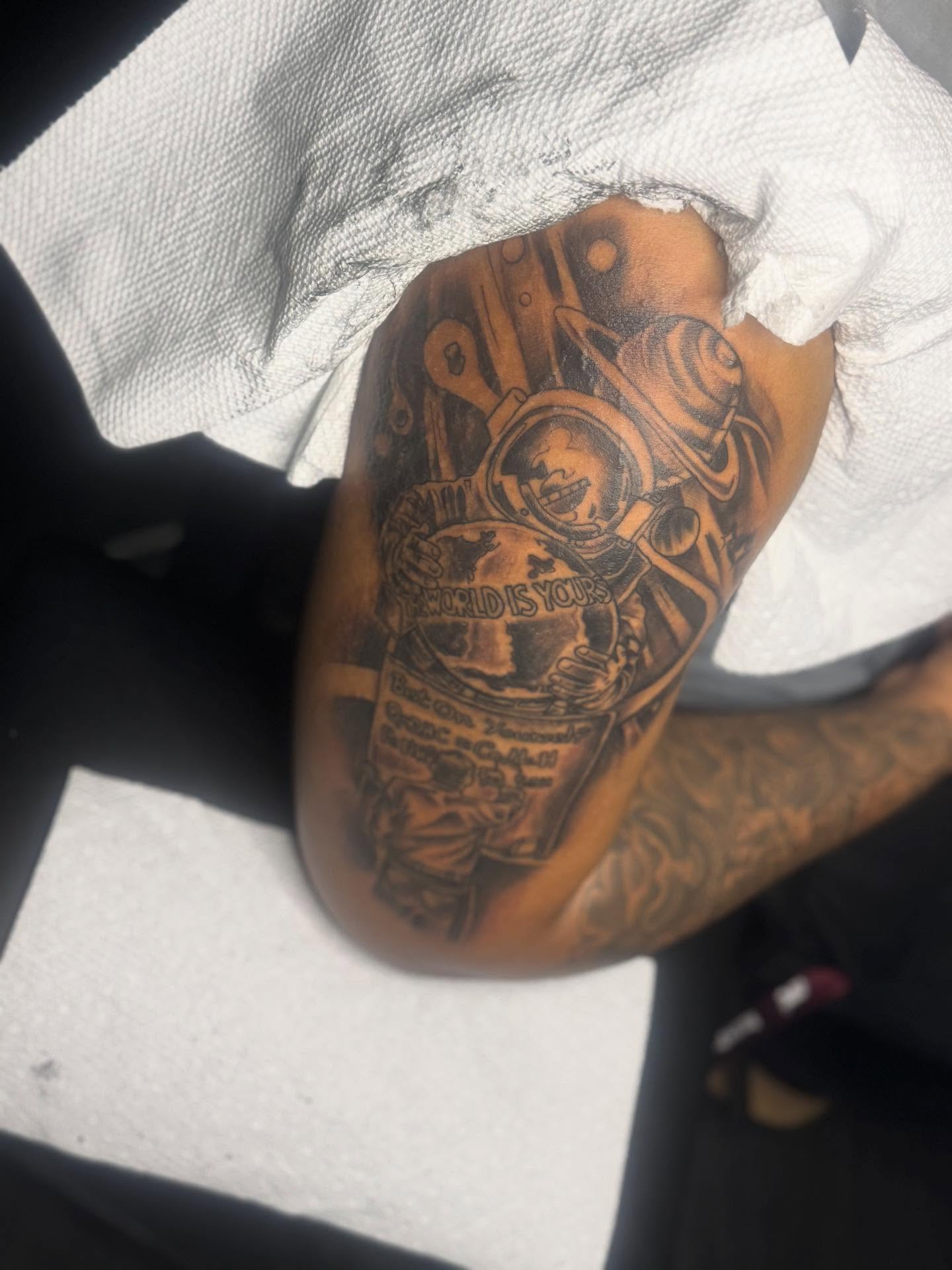 Tattoo by @tattoosbydevon2 — black_and_grey