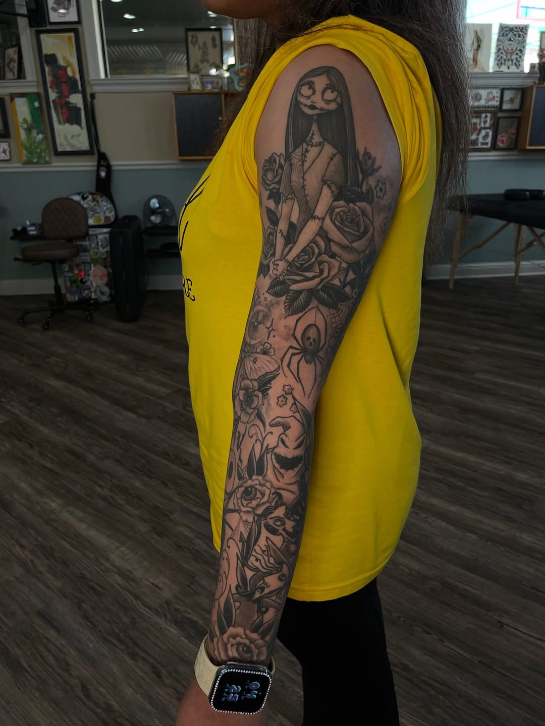 Tattoo by @calebbakertattoo — black_and_grey, realism