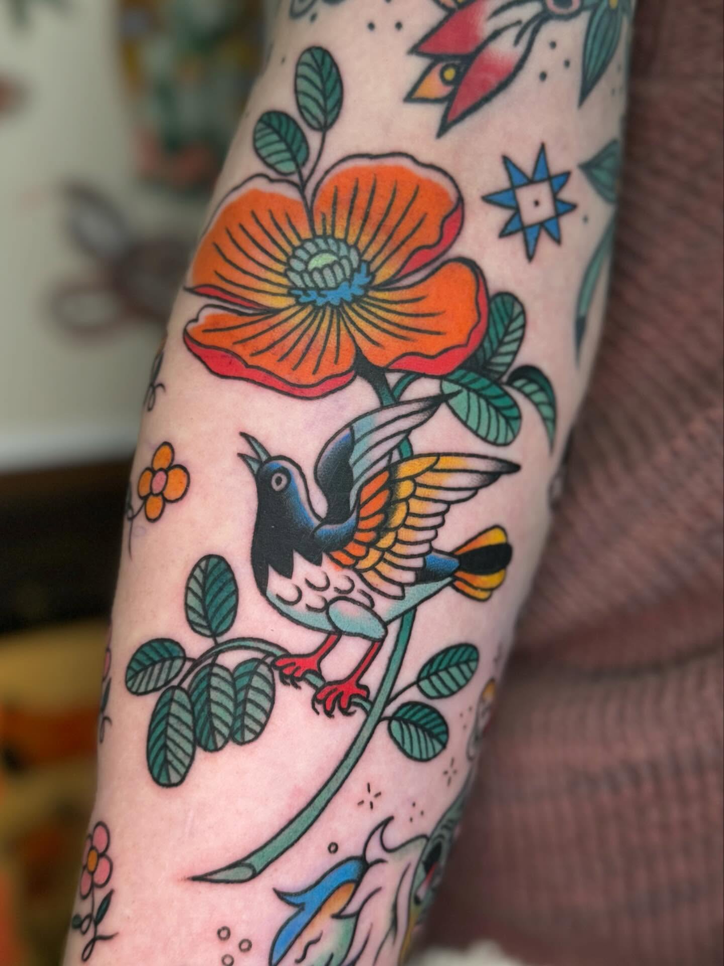 Tattoo by @tina_b_draws — american_traditional