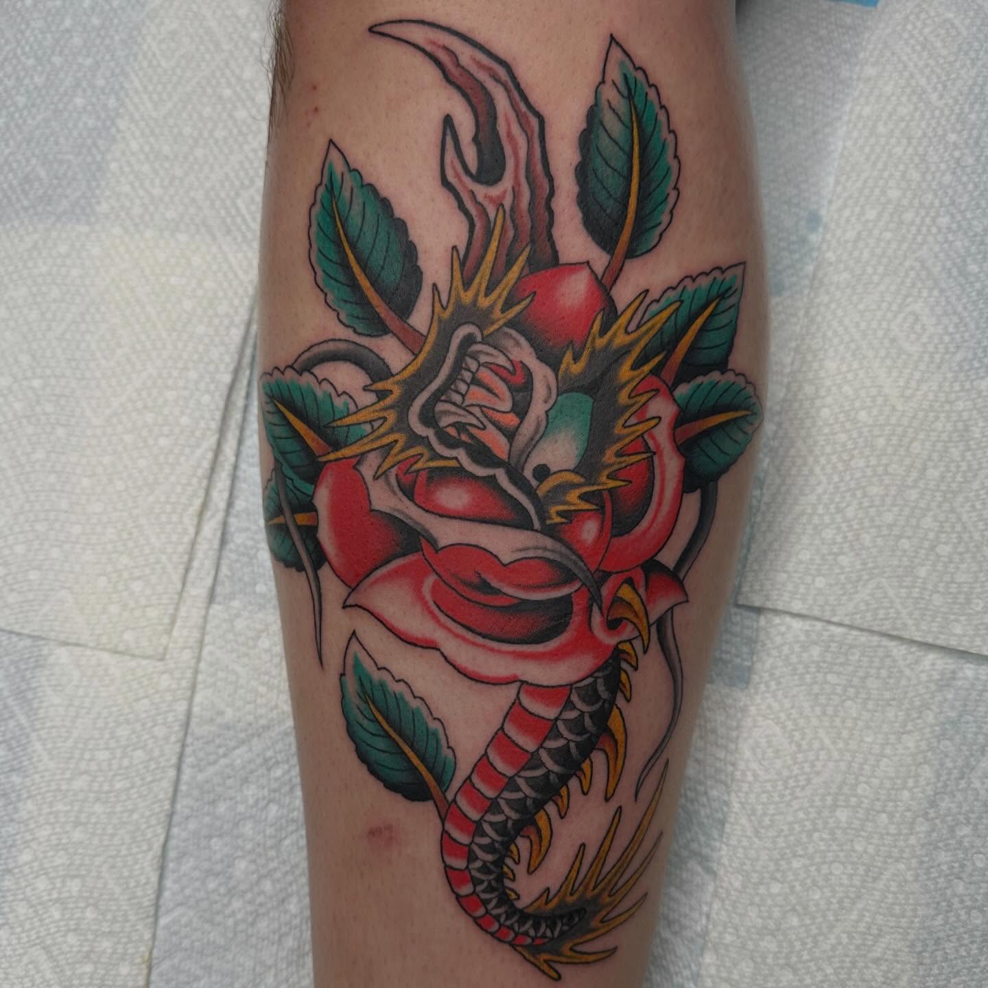 Tattoo by @austinmurfitttattoos — american_traditional, neo_traditional