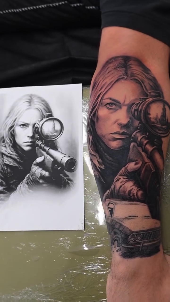 Tattoo by @dontaviousdavis_ — realism, black_and_grey