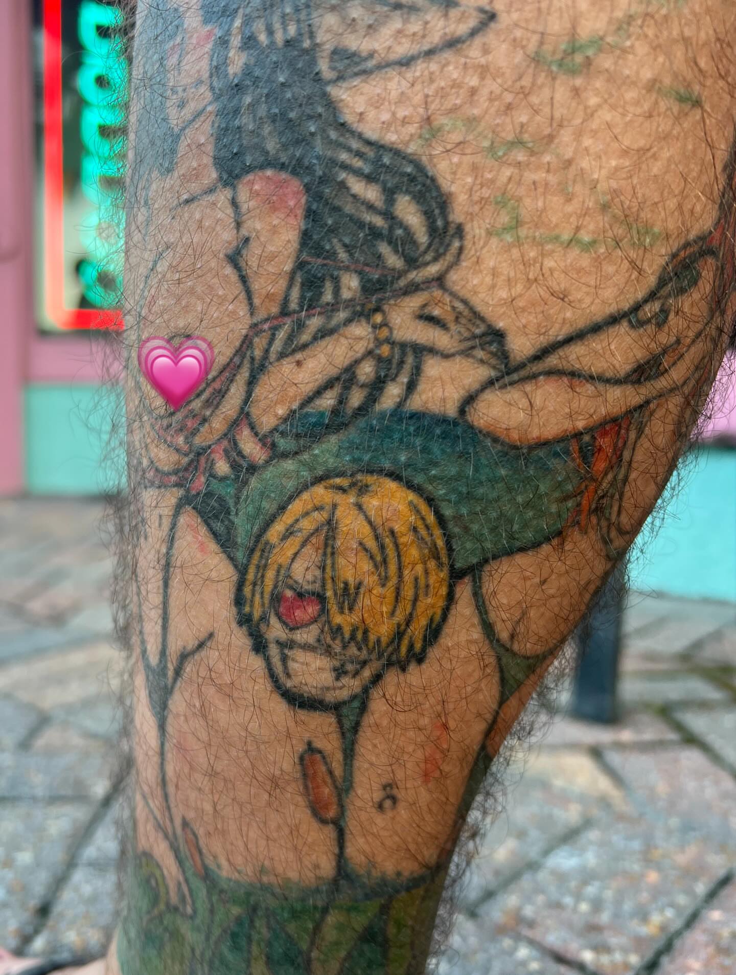 Tattoo by @sinfulwaifu — anime