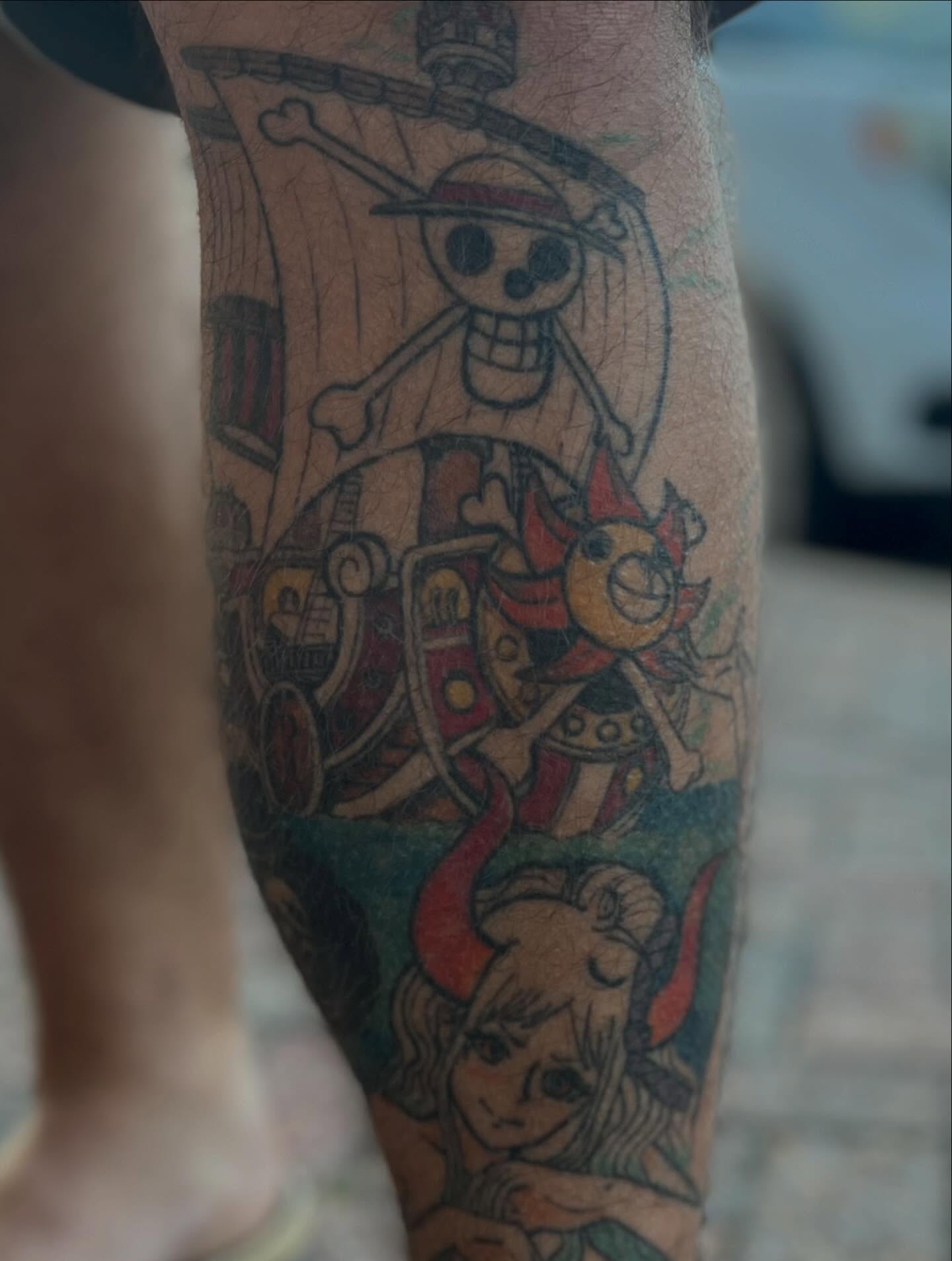 Tattoo by @sinfulwaifu — anime