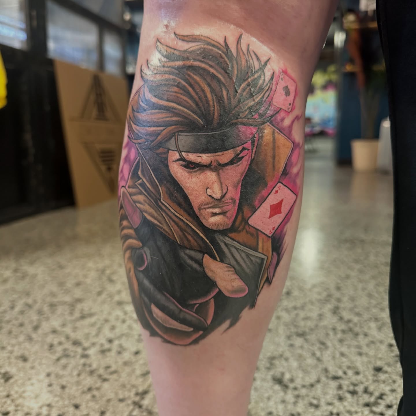 Street fighter ryu anime tattoo on the forearm by (Joshua) Van Cummings