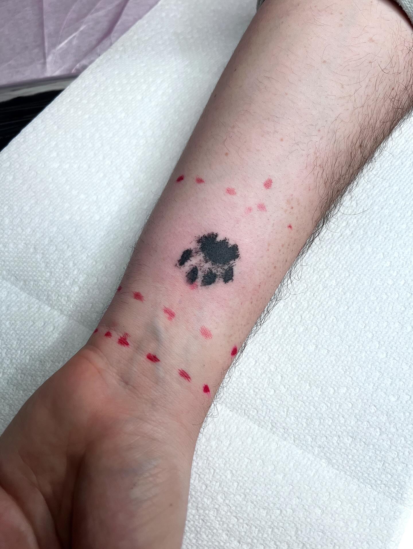 Tattoo by @dolphintattoos — dotwork