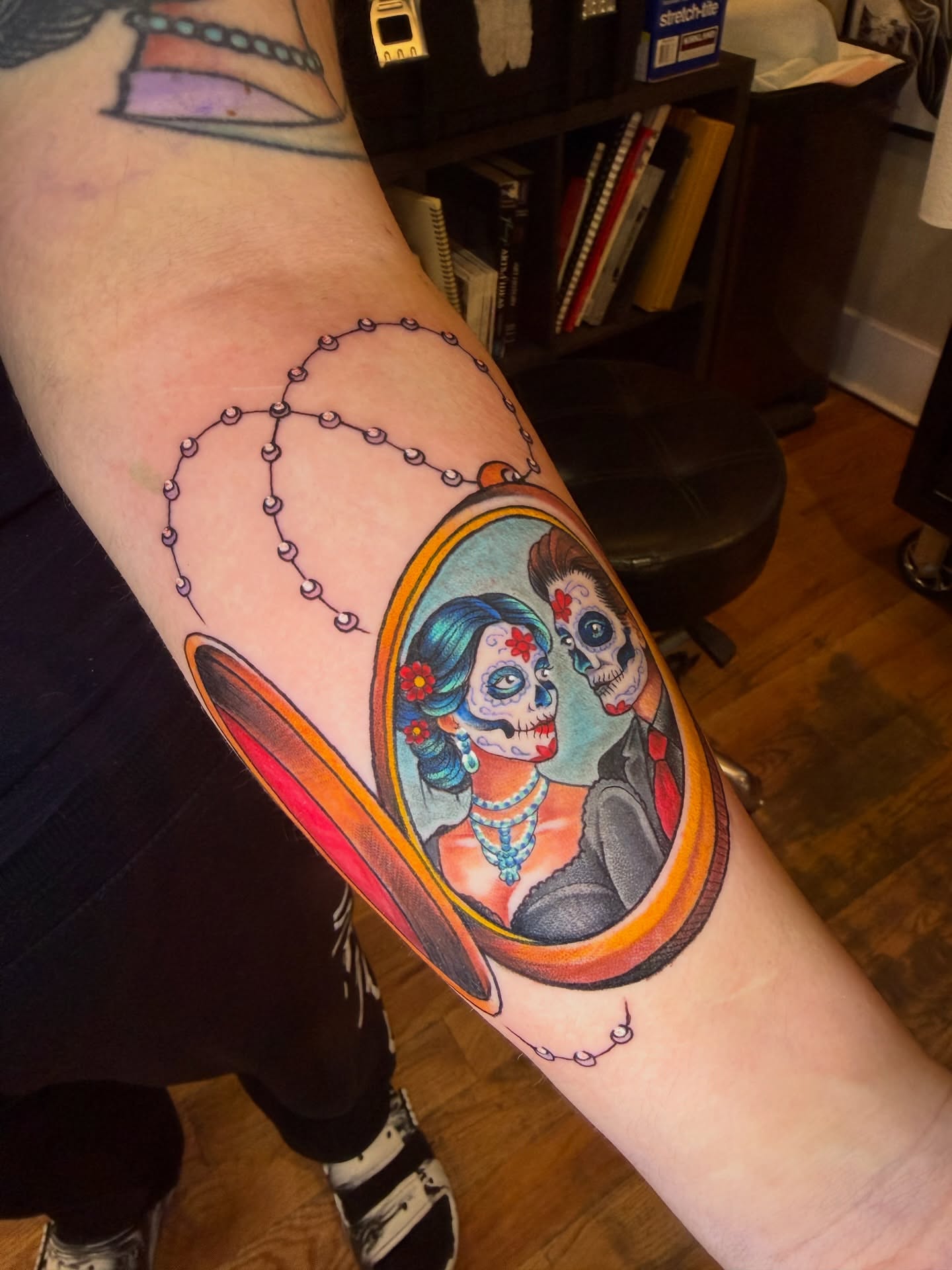 Tattoo by @kevinonleytattoos — realism, dotwork