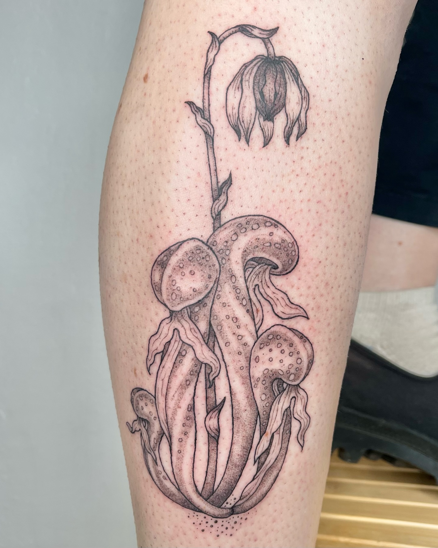 Tattoo by @siltyloamtattoo — dotwork