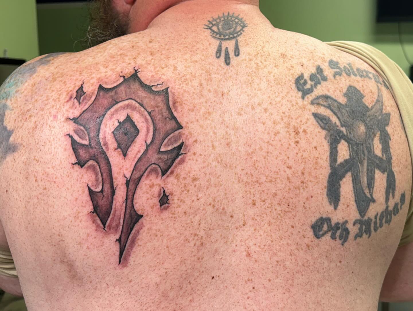 Tattoo by @stabbingab209 — dotwork