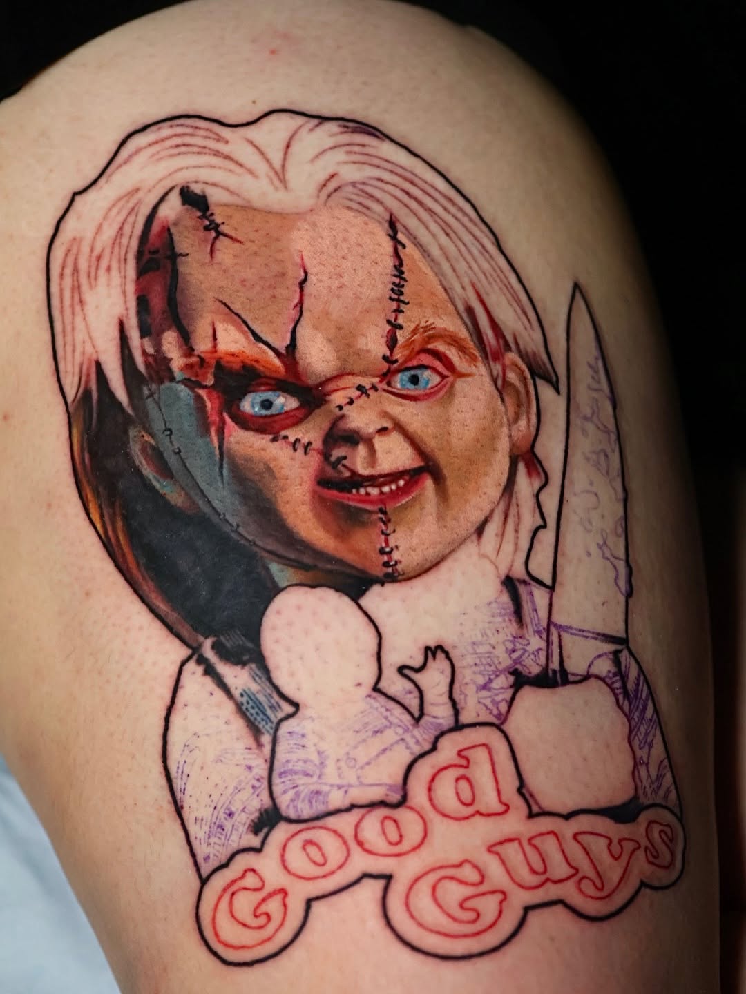 Tattoo by @tattoos_by_elijah — realism, dark_realism