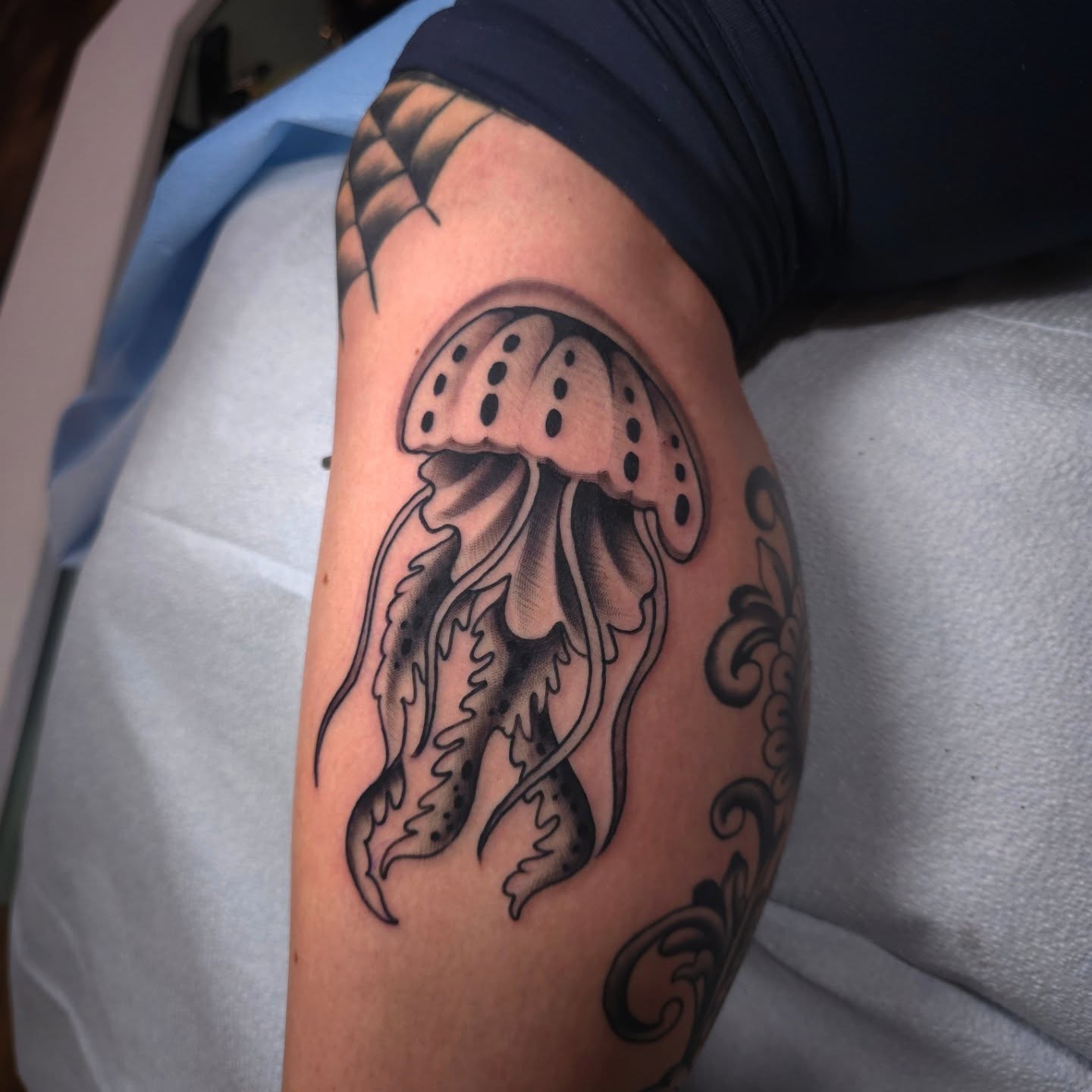Tattoo by @jballardtattoos — black_and_grey