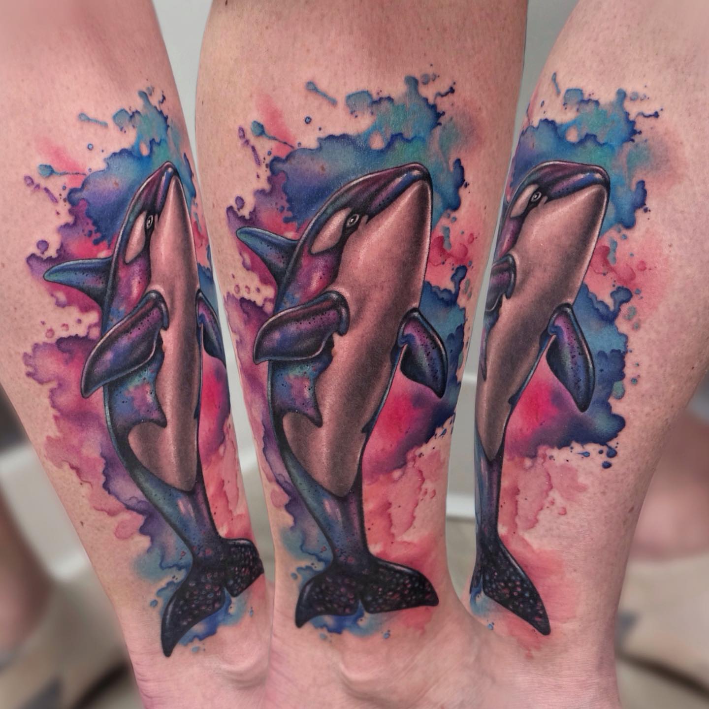 Tattoo by @paige.nicole.tattoos — watercolor