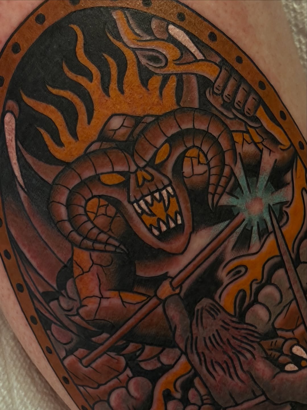 Tattoo by @corycraft — american_traditional, neo_traditional