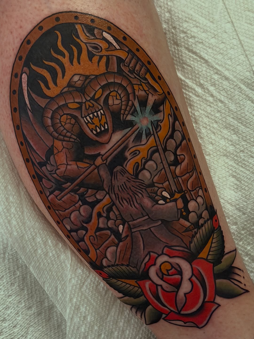 Tattoo by @corycraft — american_traditional, neo_traditional