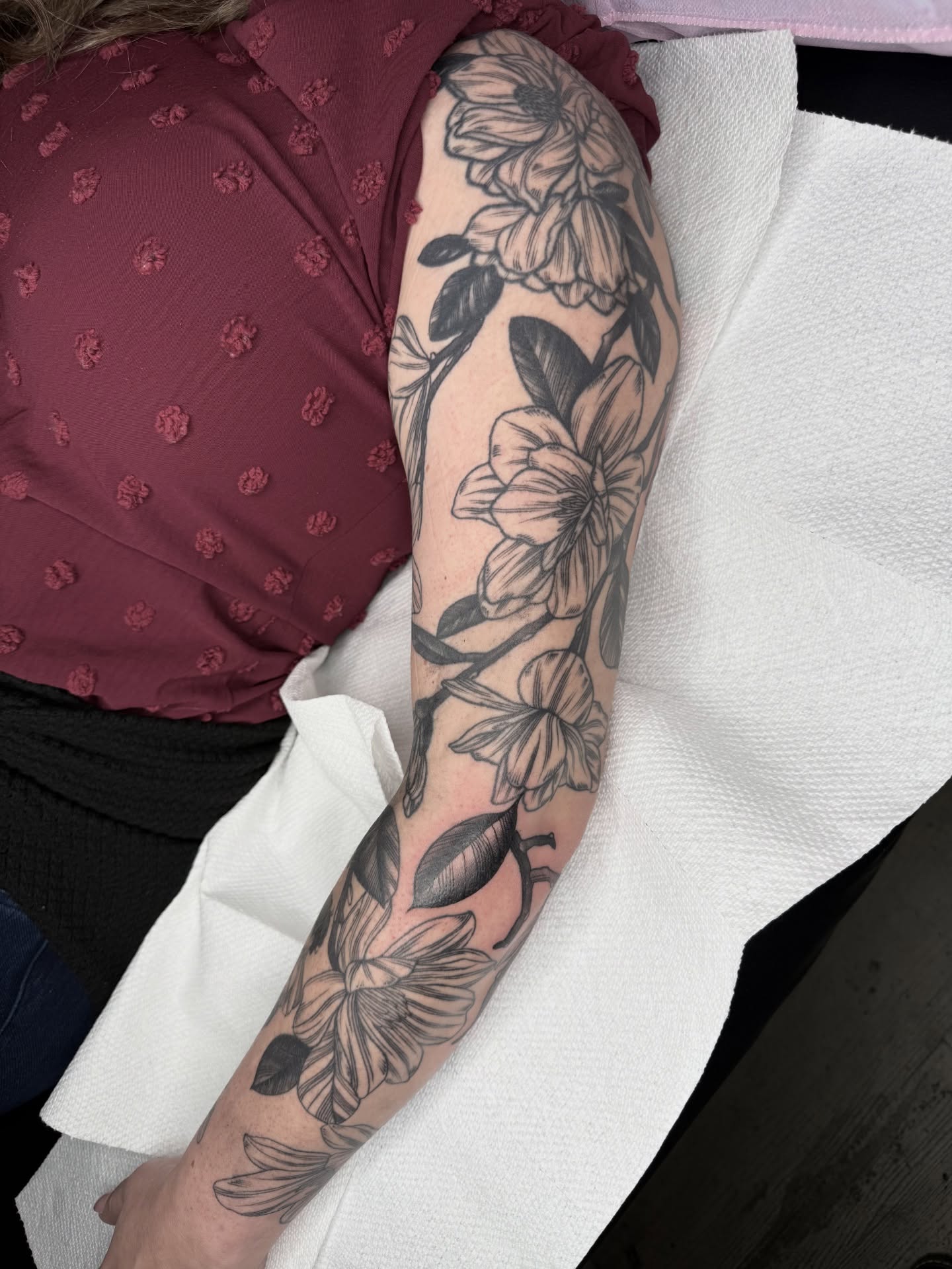 Tattoo by @joe_webbytattoos — black_and_grey