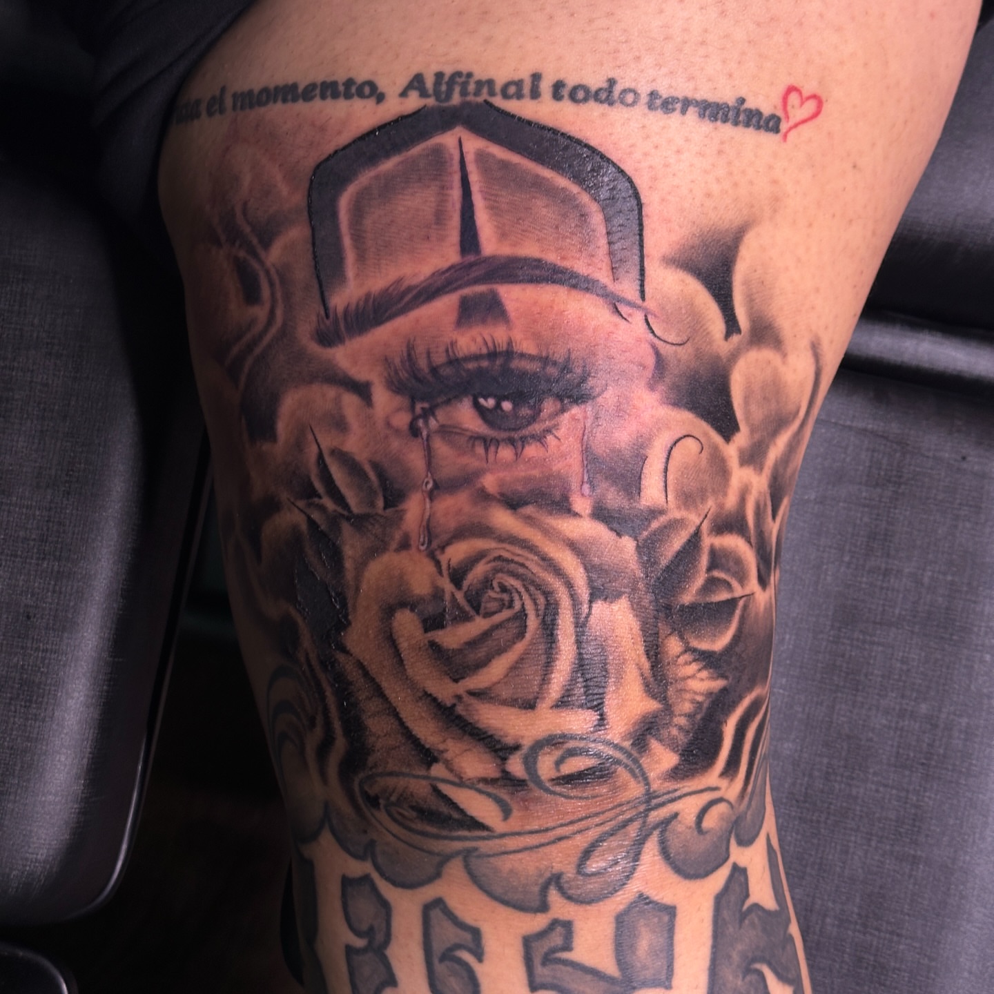 Tattoo by @trigger_tone — black_and_grey, realism