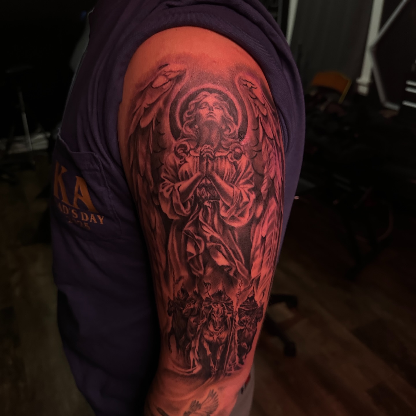 Tattoo by @trigger_tone — black_and_grey, realism