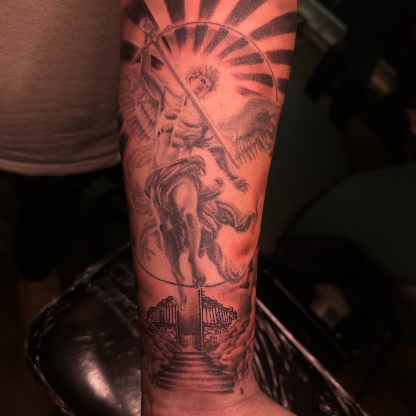 Tattoo by @trigger_tone — black_and_grey
