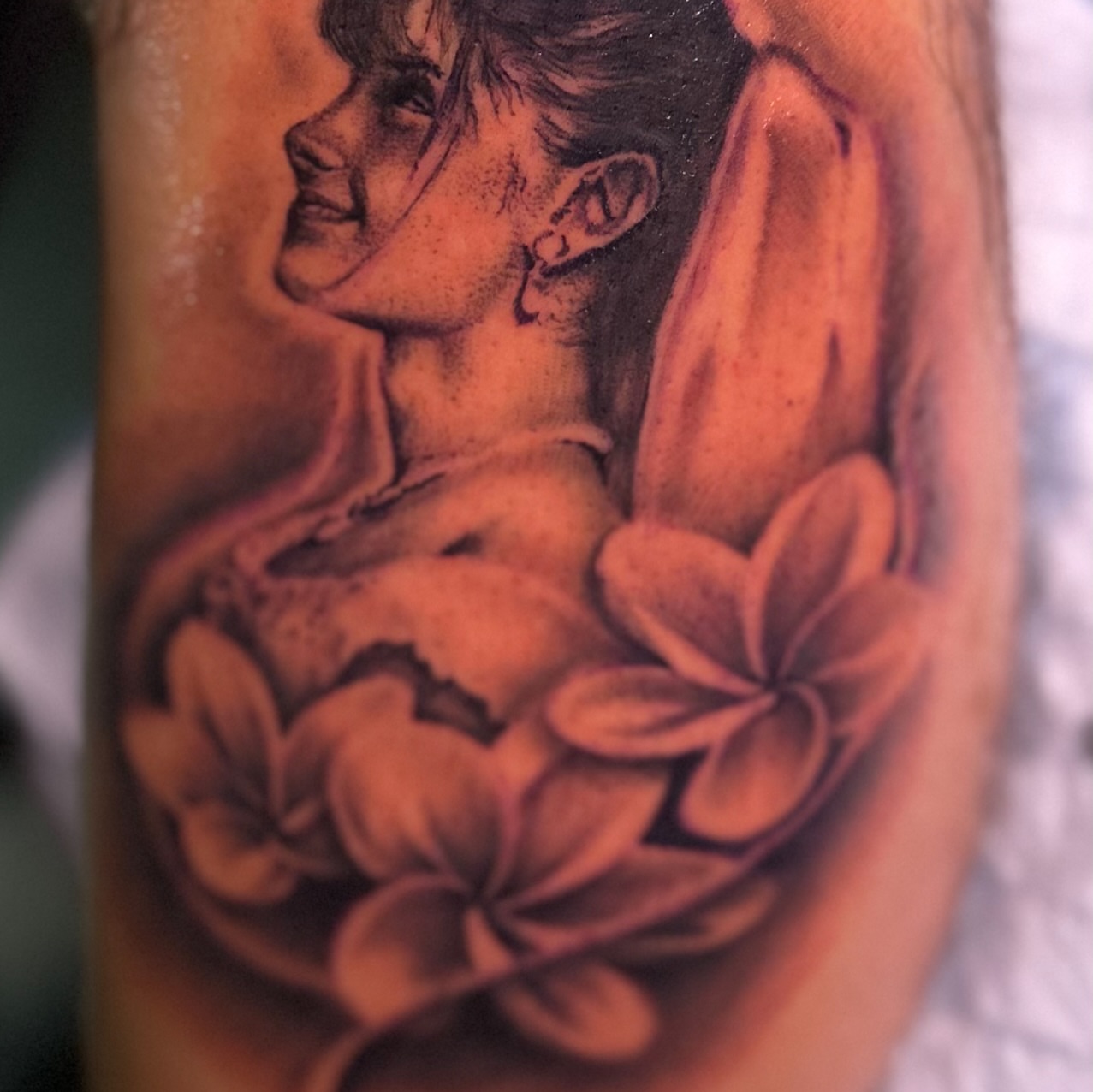 Tattoo by @trigger_tone — dotwork, realism