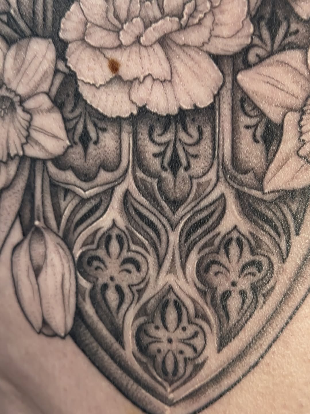 Tattoo by @penumbraetattoo — black_and_grey, realism