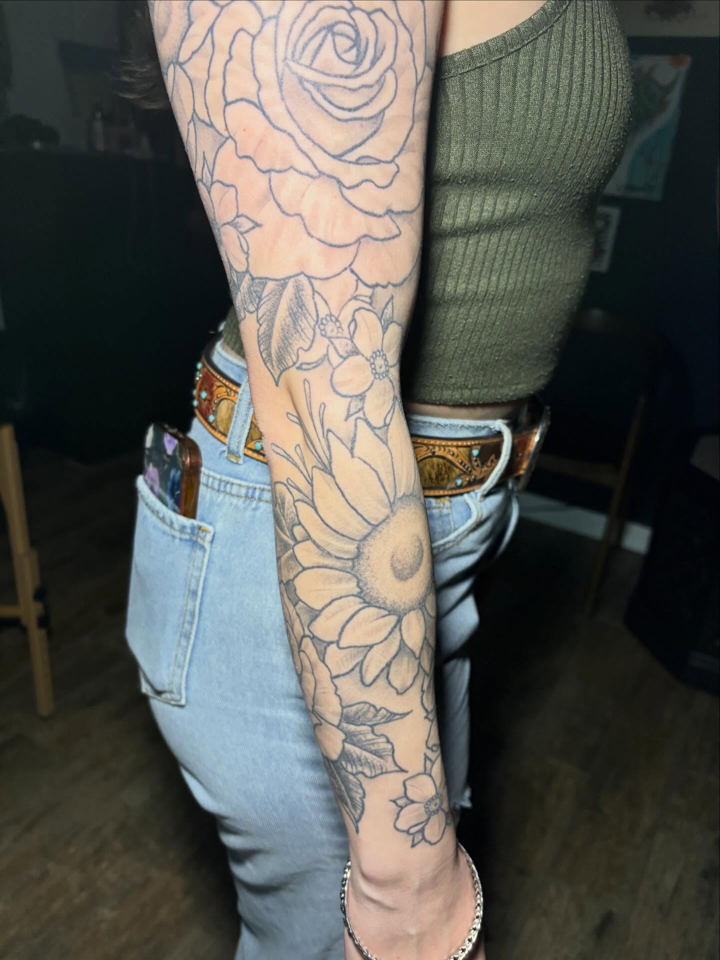 Tattoo by @dustintouchton — black_and_grey