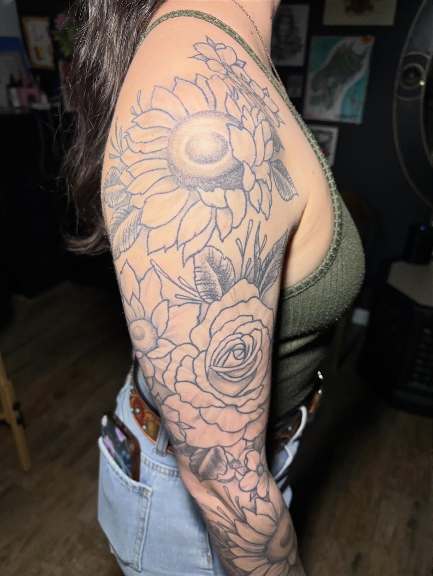 Tattoo by @dustintouchton — black_and_grey