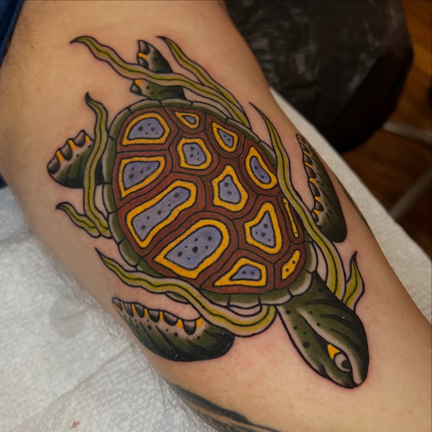 Tattoo by @peteherg — american_traditional