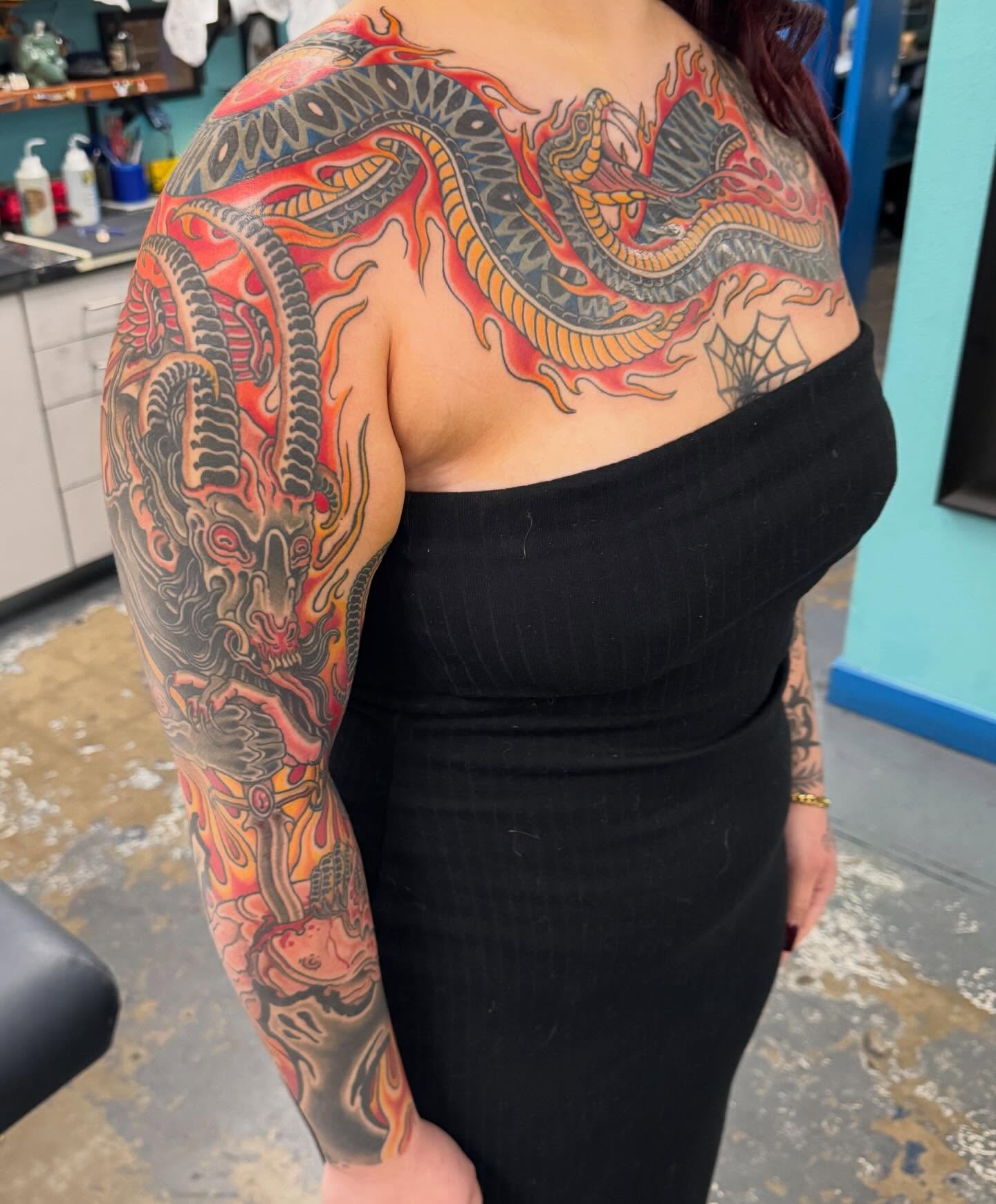Tattoo by @dereknoble36 — japanese_irezumi