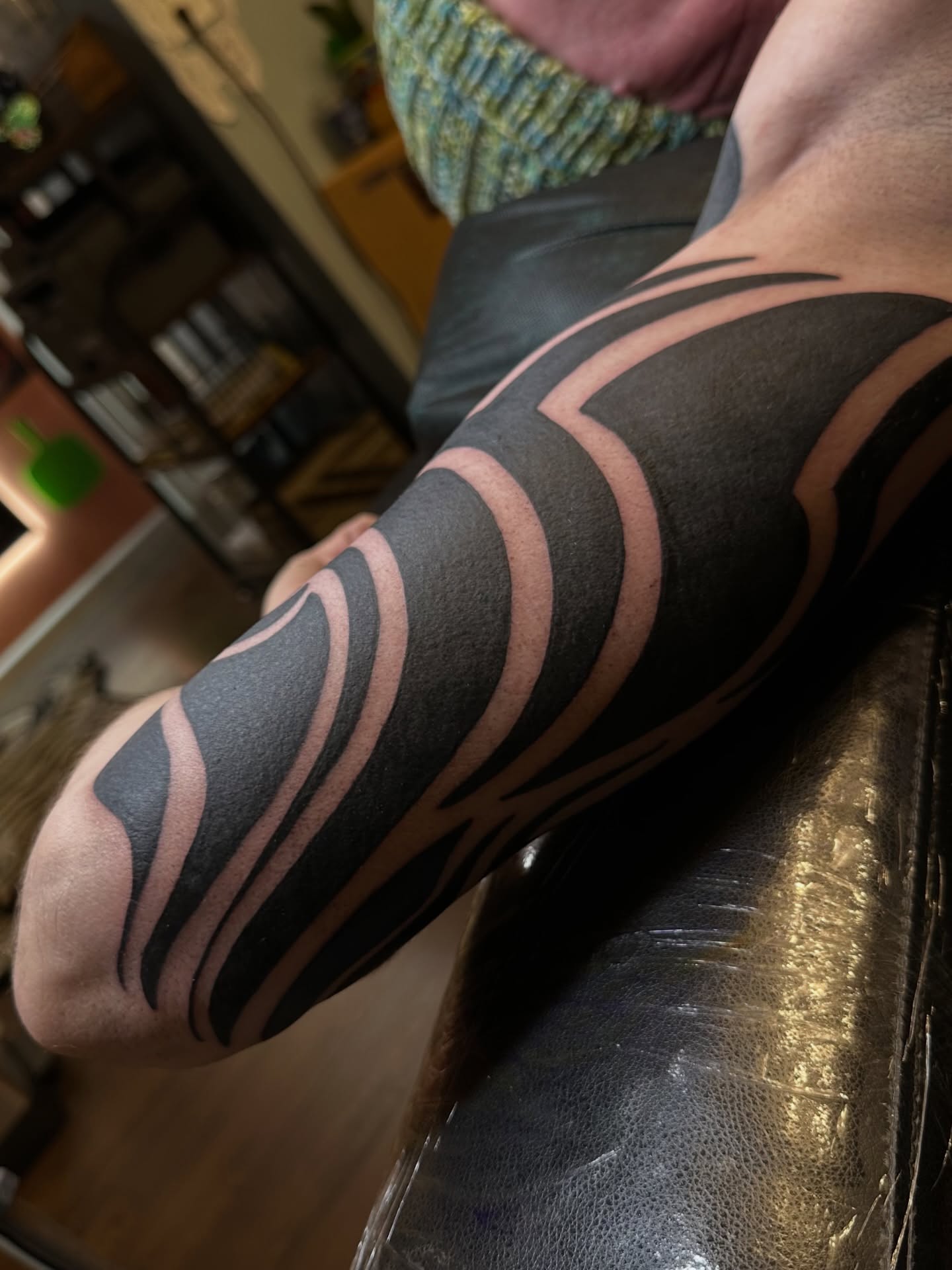 Tattoo by @purplesticky — black_and_grey