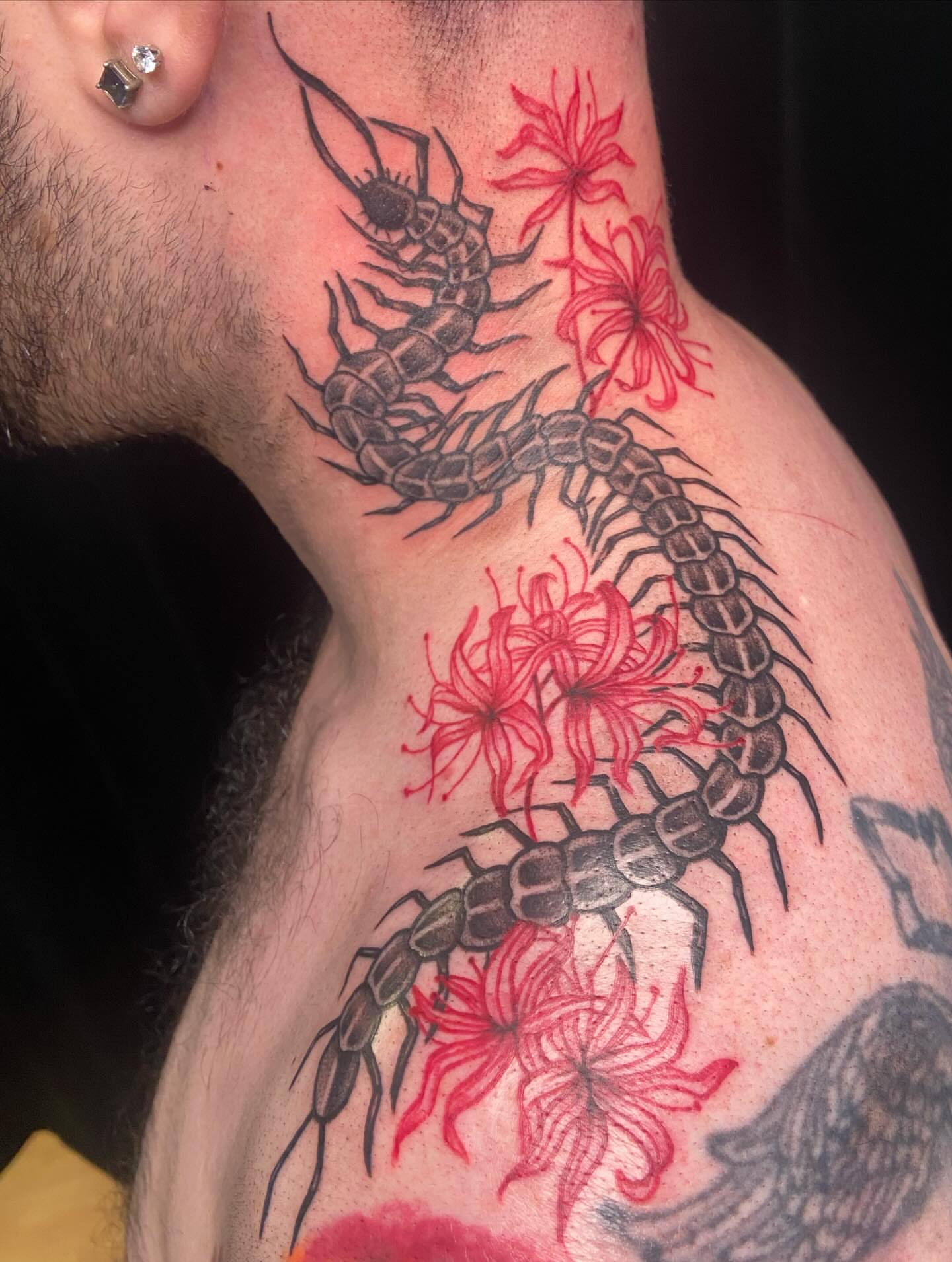 Tattoo by @khriss0301 — realism, dotwork