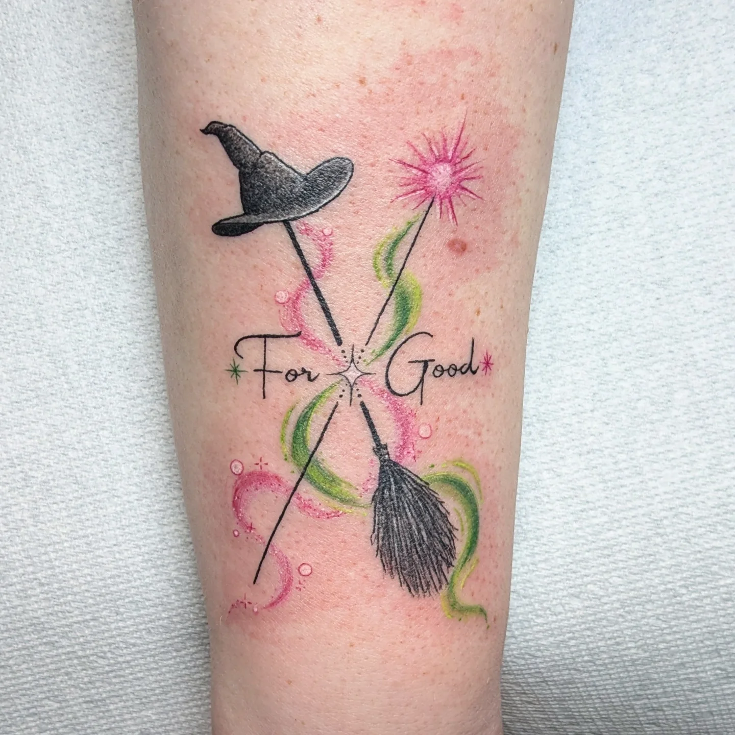 Tattoo by @inkedmongoose — watercolor