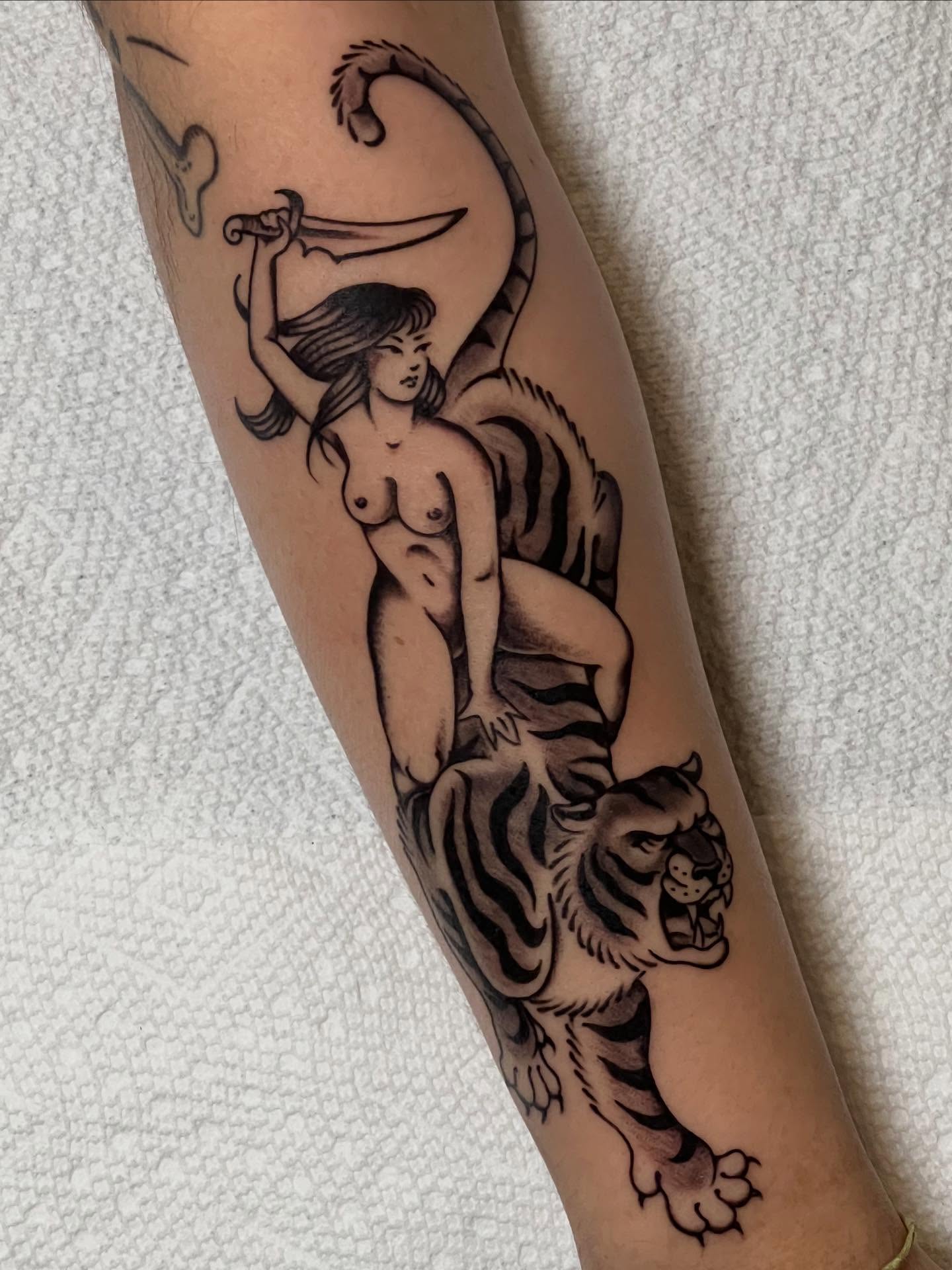 Tattoo by @miramtattoo — black_and_grey