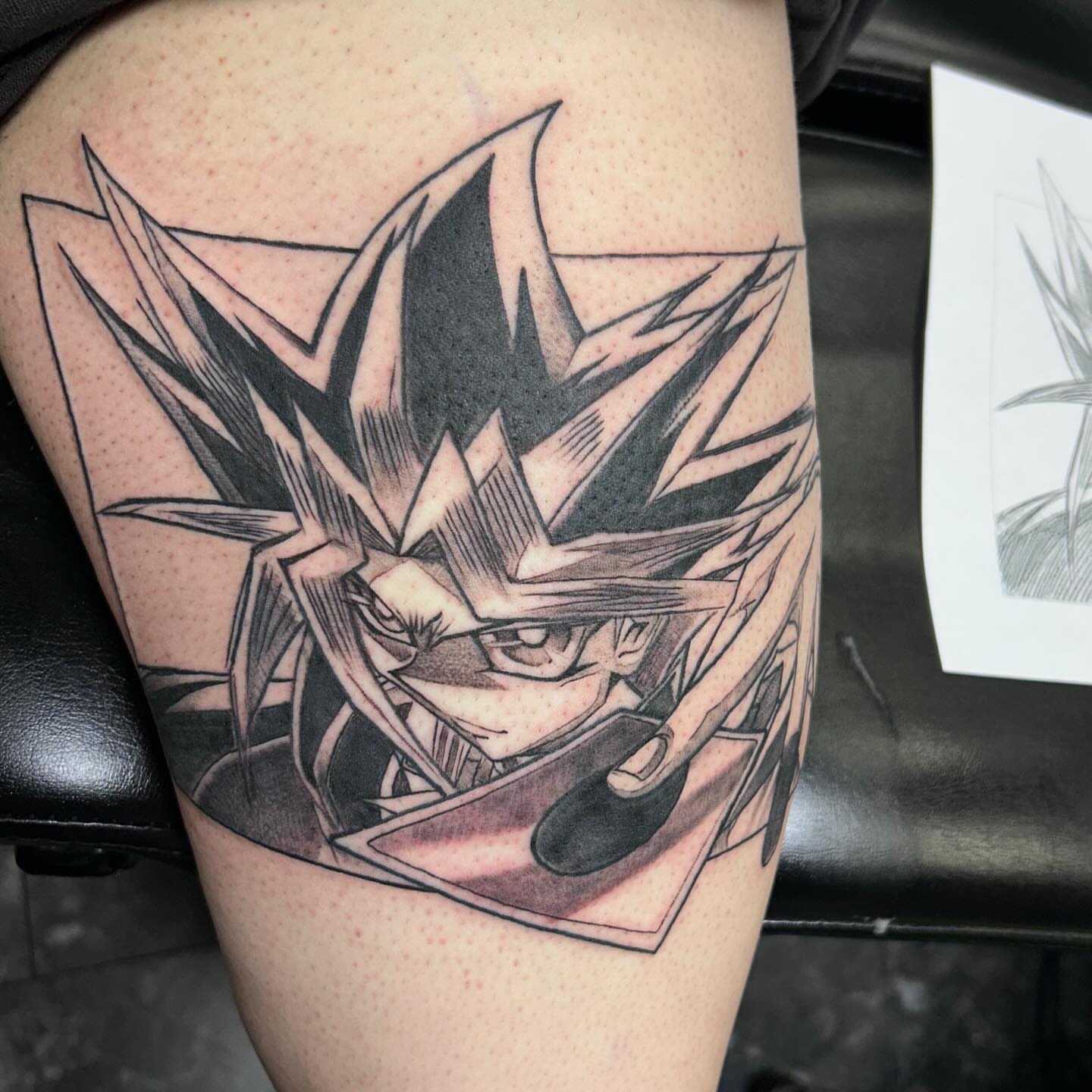 Tattoo by @greenkodi — anime