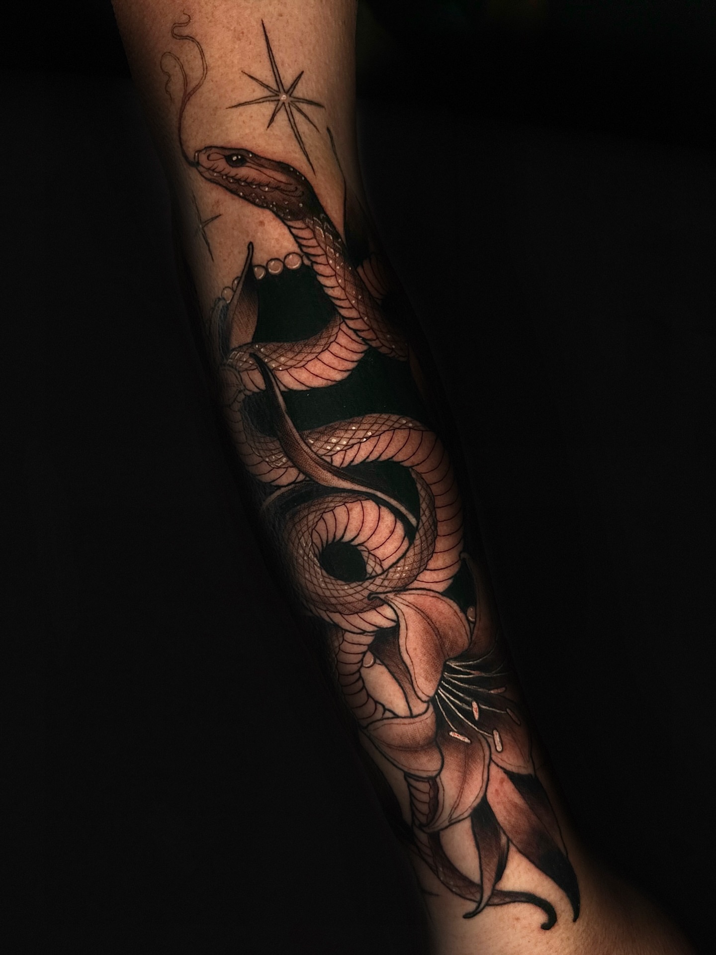 Tattoo by @becca__joy — realism, dotwork
