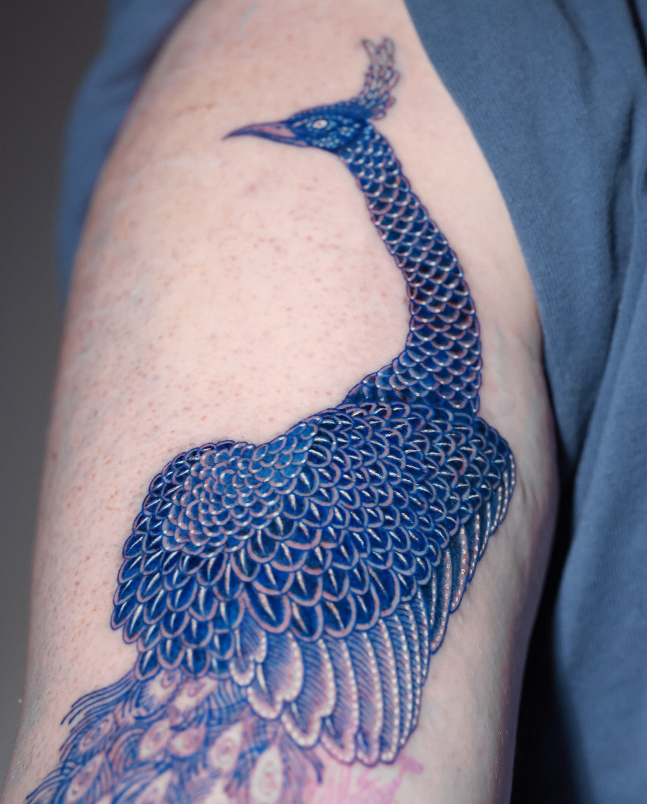 Tattoo by @swanissober — black_and_grey